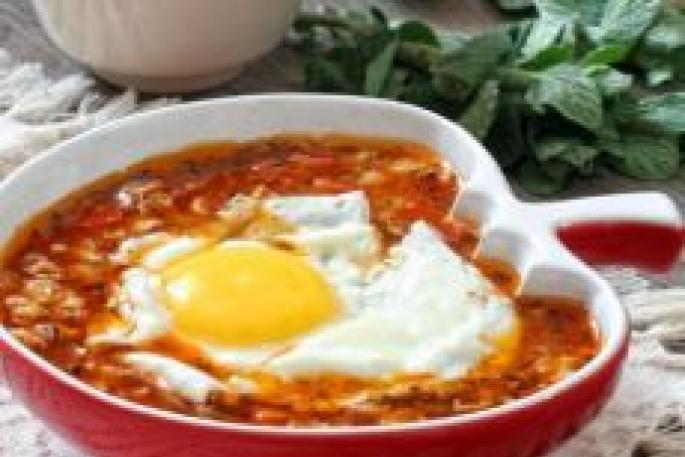 Рецепт: Суп з вівсяною крупою - З вівсяними пластівцями та яйцем